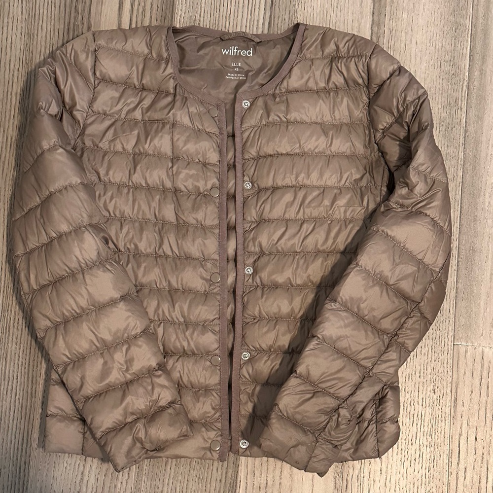 Aritzia Wilfred Puffer Coat